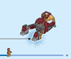 LEGO 76203 instructions page 31 – build guide