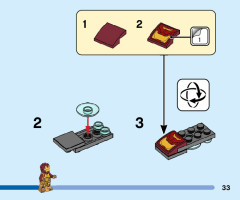 LEGO 76203 instructions page 33 – build guide
