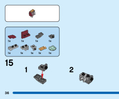 LEGO 76203 instructions page 36 – build guide