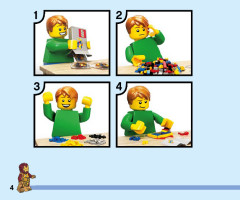 LEGO 76203 instructions page 4 – build guide
