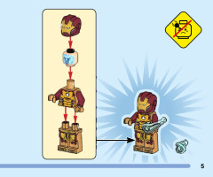 LEGO 76203 instructions page 5 – build guide