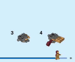 LEGO 76203 instructions page 51 – build guide
