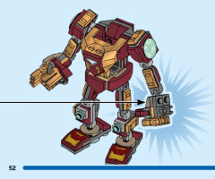 LEGO 76203 instructions page 52 – build guide