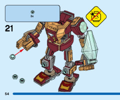 LEGO 76203 instructions page 54 – build guide