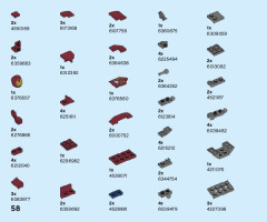 LEGO 76203 instructions page 58 – build guide