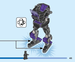 LEGO 76204 instructions page 43 – build guide