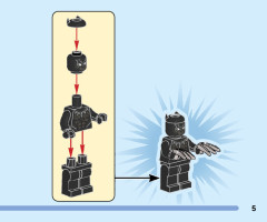 LEGO 76204 instructions page 5 – build guide
