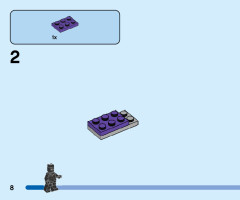 LEGO 76204 instructions page 8 – build guide