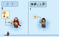 LEGO 76205 instructions page 8 – build guide