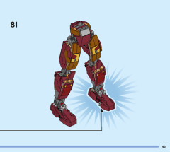 LEGO 76206 instructions page 43 – build guide