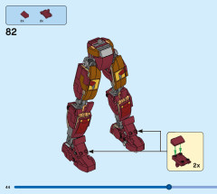 LEGO 76206 instructions page 44 – build guide