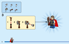 LEGO 76207 instructions page 8 – build guide