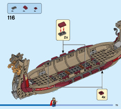 LEGO 76208 instructions page 73 – build guide