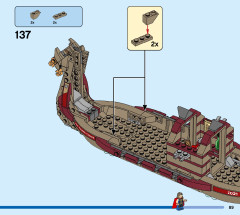 LEGO 76208 instructions page 89 – build guide