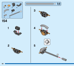 LEGO 76208 instructions page 98 – build guide