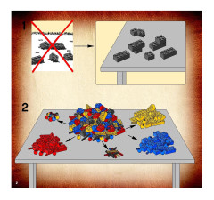 LEGO 7621 instructions page 2 – build guide