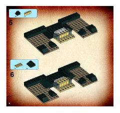 LEGO 7621 instructions page 6 – build guide
