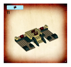 LEGO 7621 instructions page 9 – build guide