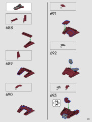 LEGO 76210 instructions page 219 – build guide