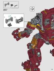 LEGO 76210 instructions page 43 – build guide