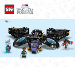 LEGO 76211 instructions page 1 – build guide