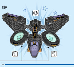LEGO 76211 instructions page 122 – build guide