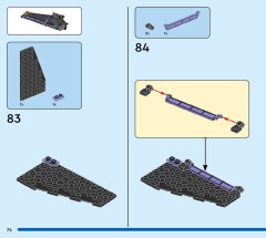 LEGO 76211 instructions page 74 – build guide