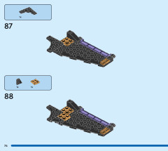 LEGO 76211 instructions page 76 – build guide