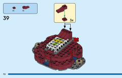 LEGO 76213 instructions page 70 – build guide