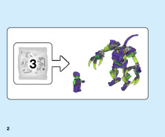 LEGO 76219 instructions page 2 – build guide