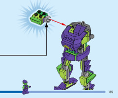 LEGO 76219 instructions page 35 – build guide