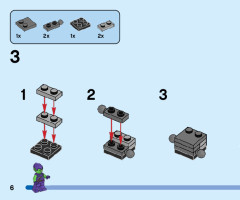 LEGO 76219 instructions page 6 – build guide