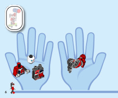 LEGO 76220 instructions page 6 – build guide