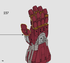 LEGO 76223 instructions page 124 – build guide