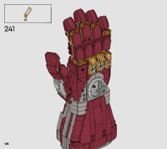 LEGO 76223 instructions page 128 – build guide