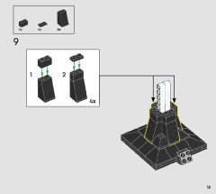 LEGO 76223 instructions page 13 – build guide