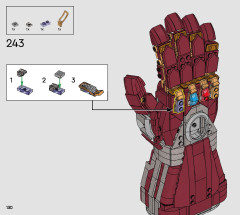LEGO 76223 instructions page 130 – build guide