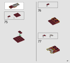 LEGO 76223 instructions page 47 – build guide