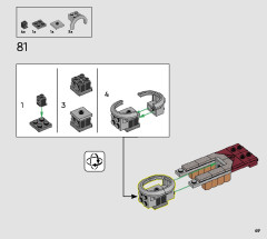 LEGO 76223 instructions page 49 – build guide