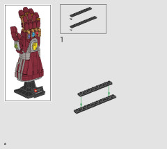 LEGO 76223 instructions page 6 – build guide