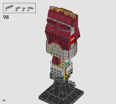 LEGO 76223 instructions page 62 – build guide