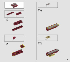 LEGO 76223 instructions page 71 – build guide