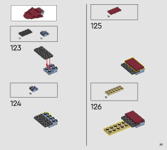 LEGO 76223 instructions page 77 – build guide