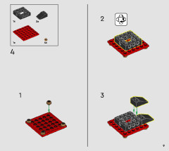 LEGO 76223 instructions page 9 – build guide