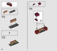 LEGO 76223 instructions page 98 – build guide