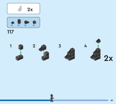 LEGO 76224 instructions page 89 – build guide