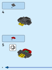 LEGO 76225 instructions page 8 – build guide