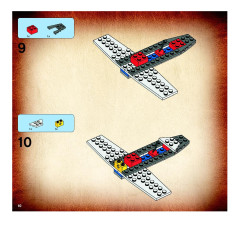 LEGO 7623 instructions page 10 – build guide