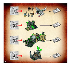 LEGO 7623 instructions page 2 – build guide