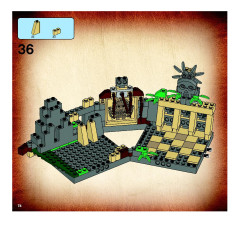 LEGO 7623 instructions page 74 – build guide